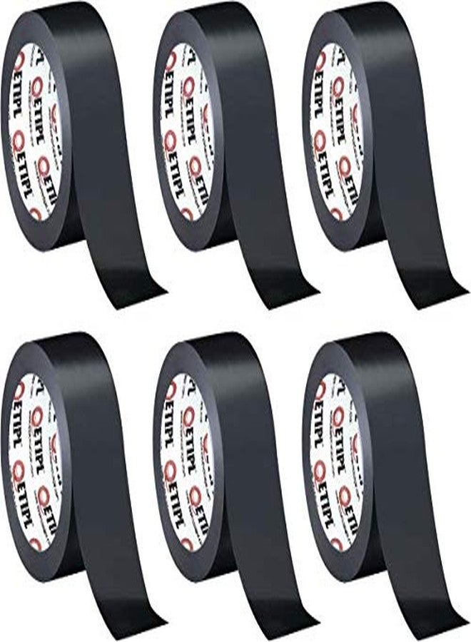 ETIPL Colour Tape 48mmX65mtr 6 Roll (BLACK) - Image 1