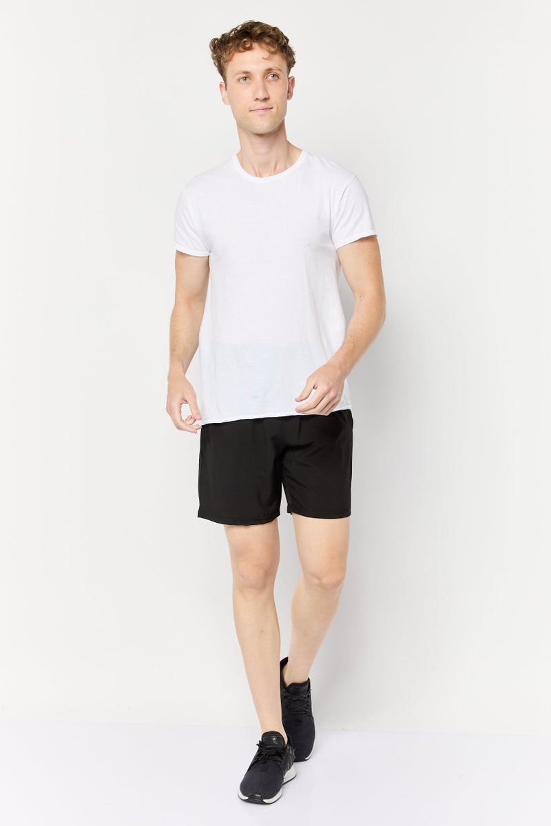 Athletex Men Sportswear Fit 2 Pcs Training Shorts, Black - Image 3