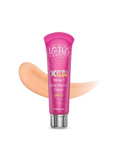 Lotus Herbals Make-Up Xpress Glow 10 In 1 Spf 25 Daily Beauty Cream (Royal Pearl, 30G)  - Image 1