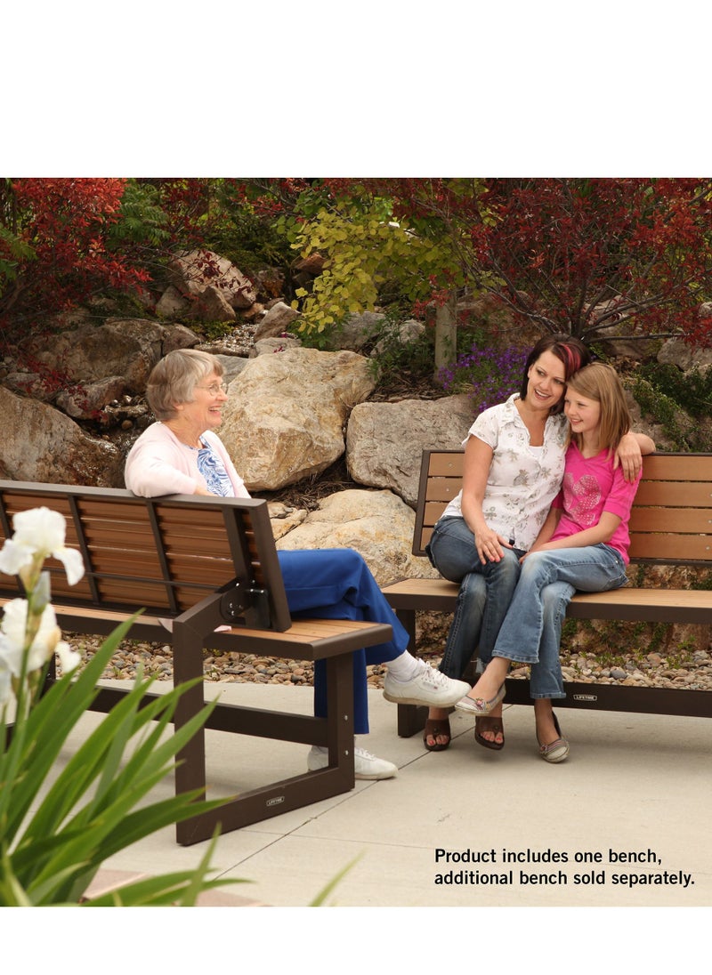 Lifetime - Lifetime, Convertible Bench, 55.5", 2 year limited warranty, Colour Light Brown - Image 1
