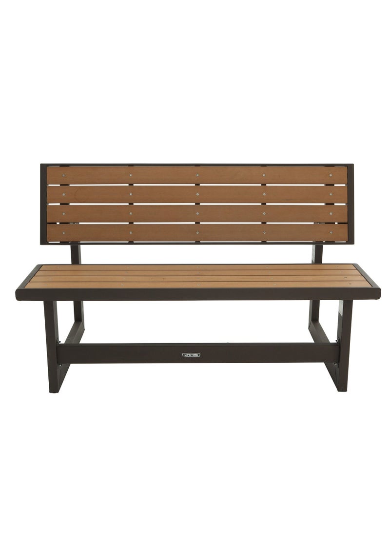 Lifetime - Lifetime, Convertible Bench, 55.5", 2 year limited warranty, Colour Light Brown - Image 1