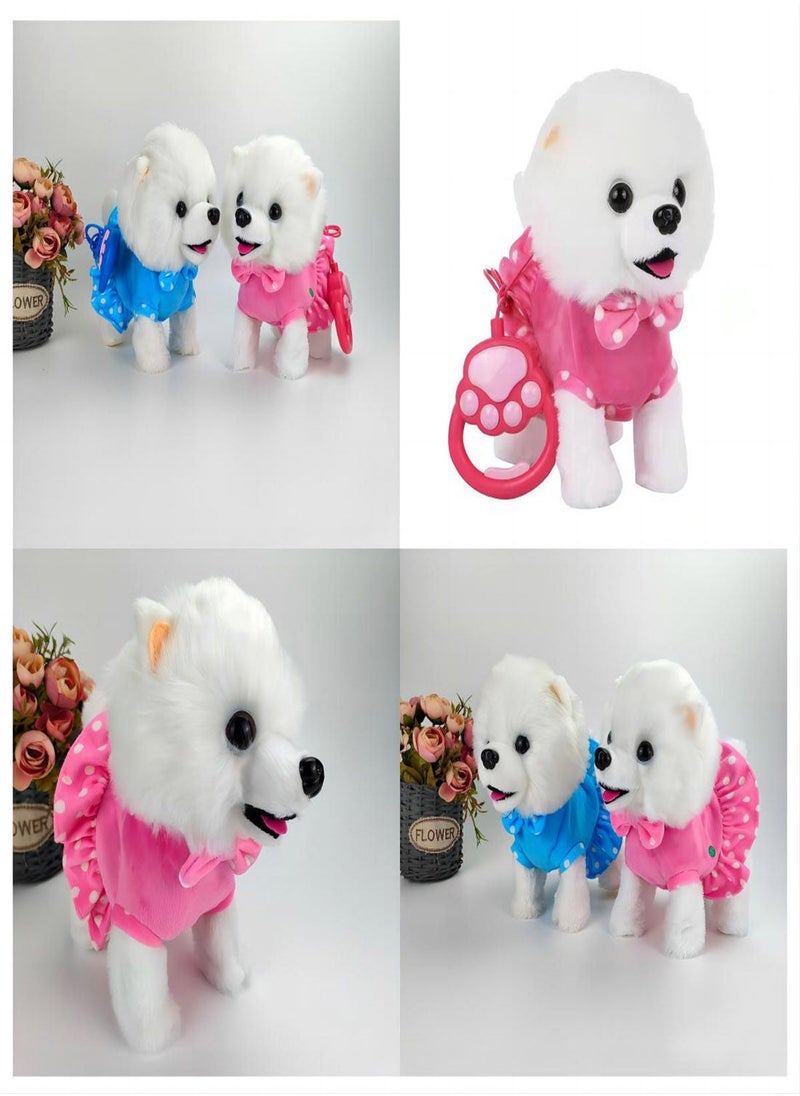 Generic - Electronic Plush Dog Toy, Singing Walking and Barking, Interactive Puppy Dog with Remote Control Leash for Kids Toddler Gifts Birthday Girls Boys, Fun Interactive Toys Electronic Pets Puppy - Image 1