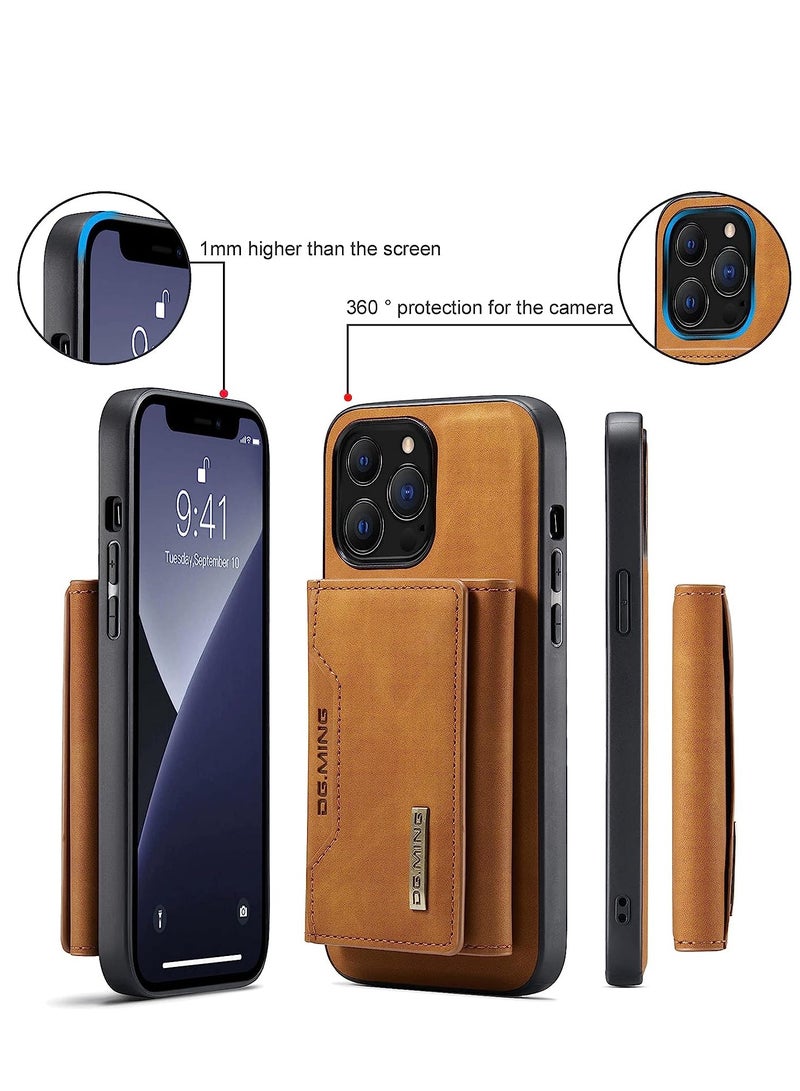 iPhone 15 Plus protection case, back cover with detachable magnetic ID card wallet, shockproof case, made of thermoplastic polyurethane  - Image 5