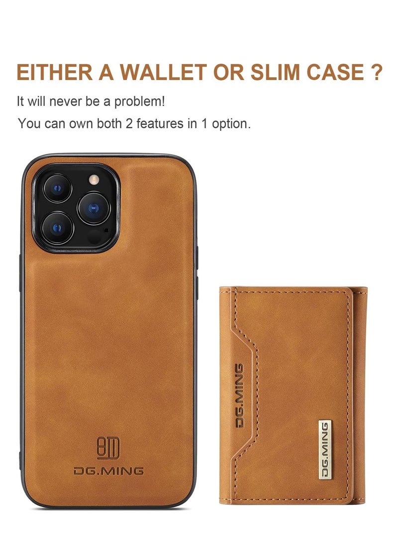 iPhone 15 Plus protection case, back cover with detachable magnetic ID card wallet, shockproof case, made of thermoplastic polyurethane  - Image 4