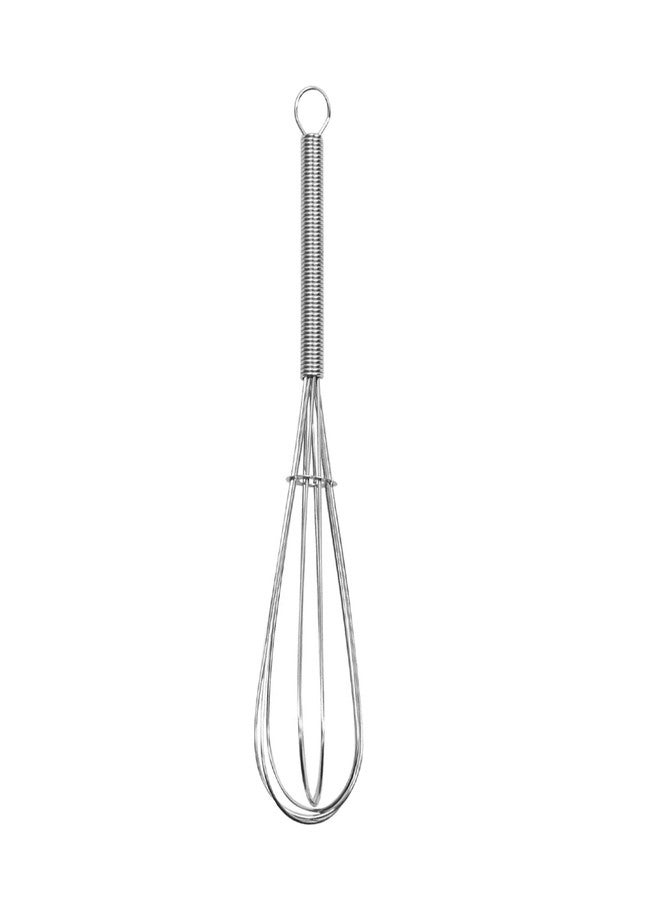 Digead Mini Wire Whisk, 8 Inch Small Whisk for Cooking - Ergonomic Spiral Handle, 304 Stainless Steel - Ideal for Whisking, Beating, Blending & Mixing Sauces - Silver - Image 1