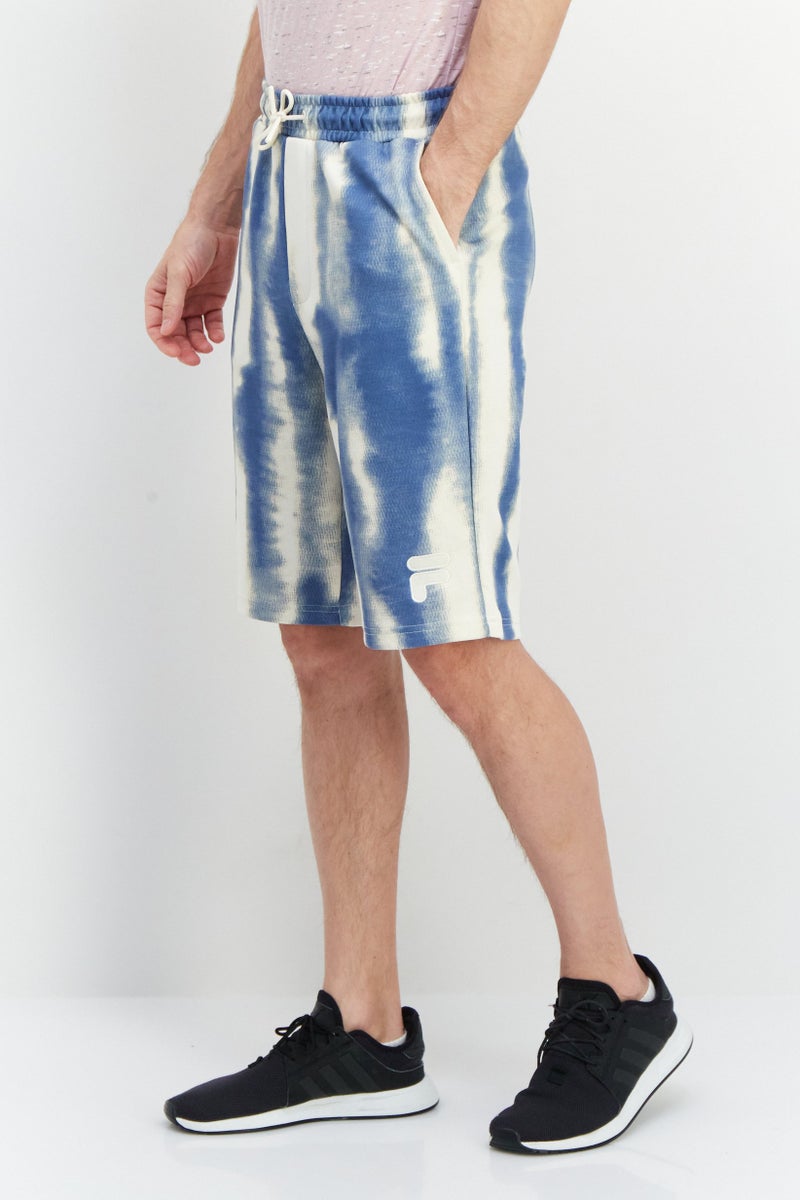 FILA شورتات خارجية فضفاضة للرجال من كاساريس أوب، أزرق غامق - Image 3