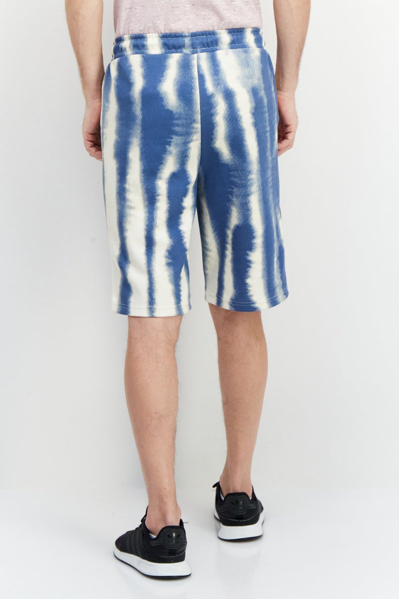 FILA شورتات خارجية فضفاضة للرجال من كاساريس أوب، أزرق غامق - Image 4