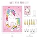 ASTARON Pin The Horn on The Unicorn Birthday Party Game with 30 Horns for Unicorn Party Supplies Favors Girls Rainbow Party Decorations Pin The Tail Game for Christmas - Image 4