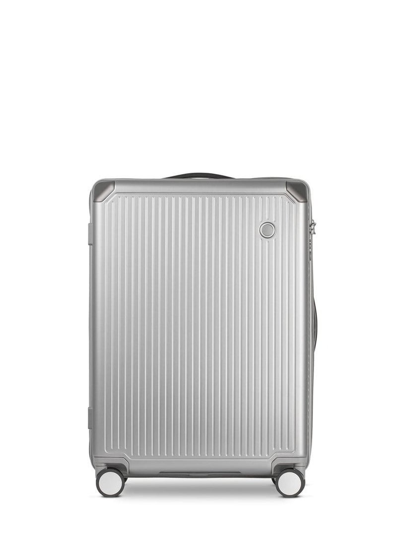 Echolac - Shogun 54cm 4 Double Wheel Cabin Luggage Trolley Silver - Image 1