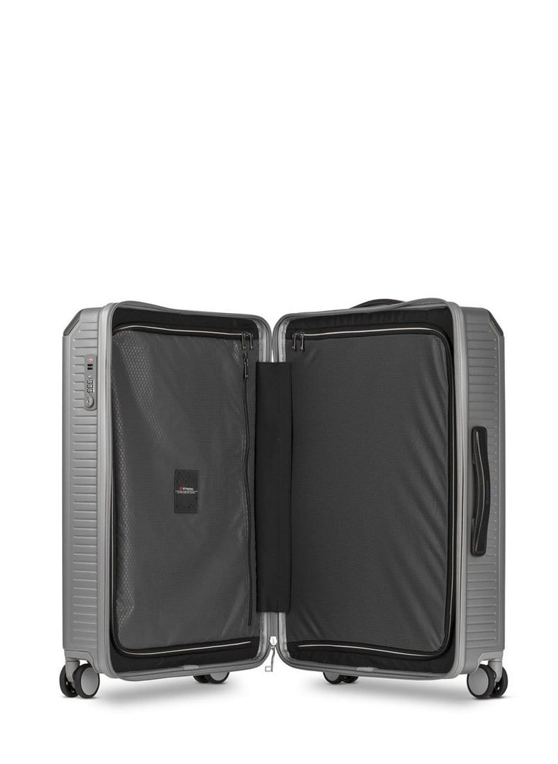Echolac - Shogun 54cm 4 Double Wheel Cabin Luggage Trolley Silver - Image 1