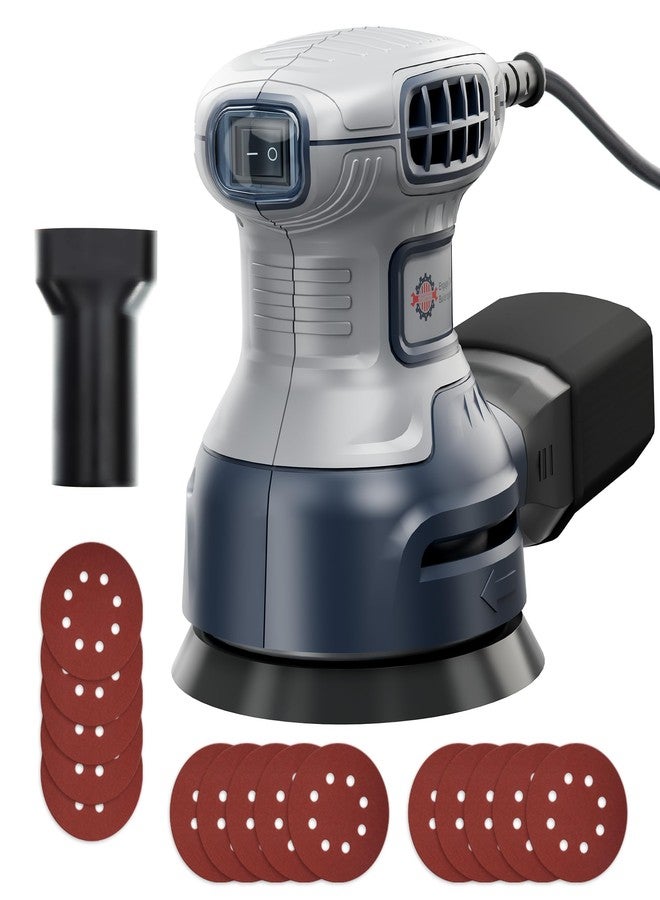 HeroJet Orbital Sander, 360W, 13000 RPM, 6 Variable Speeds with Dust Bag - Image 1