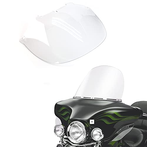 WYNMOTO 13" Clear Windshield Windscreen for '96-'13 Harley Davidson Touring Street/Electra Glide/Tri Glide - Image 1