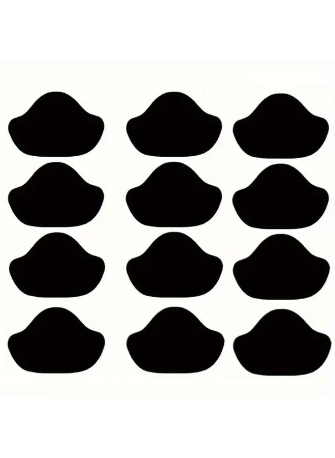 White Self Adhesive Suede Heel Pads 12pcs 6 Pairs Anti Friction Shoe Cushion - Image 5