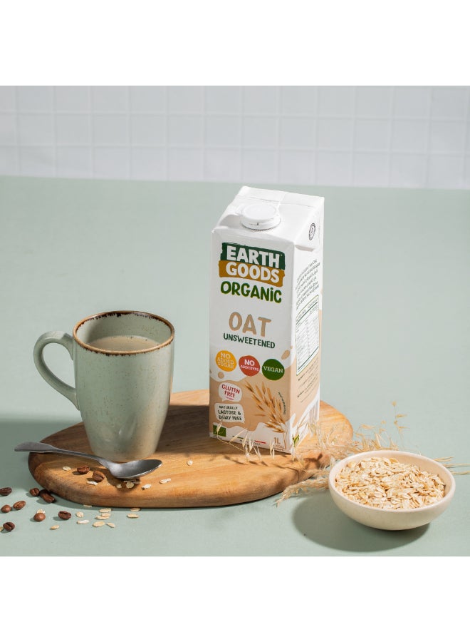 Earth Goods Organic Gluten-Free Oat Milk Unsweetened 1L - Image 5
