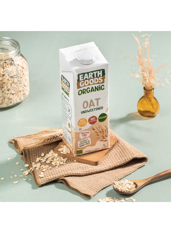 Earth Goods Organic Gluten-Free Oat Milk Unsweetened 1L - Image 4