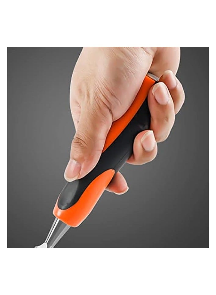PROMASS Chisel Set Working Carving Tool with Anti-Slip Handle for Carpentry Sculpting Crafts 4PCS,Working Chisel  - Image 4