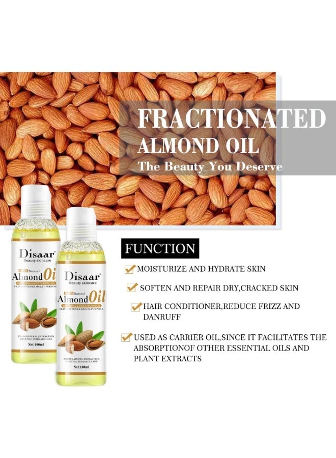 Disaar 100ml Almond Oil Whitening and Moisturizing Oil Skin Softener Multi Purpose Pure Skin Care Oil Natural Avocado Body Oil Massage Essential Oil Face Oil Nourish Essential Oil Avocado Massage Oil - Image 4