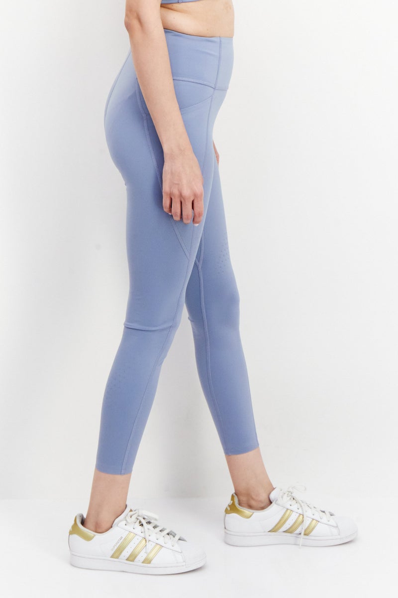 Women Sportswear Fit Training Leggings, Slate Blue