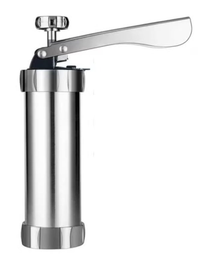 Hedge Cookie Press and Icing Set, Aluminium Alloy Cookie Decorating Tools, Excellent Baking Supplies, Including 13 Cookie Pattern Discs and 8 Icing Nozzles - Image 2