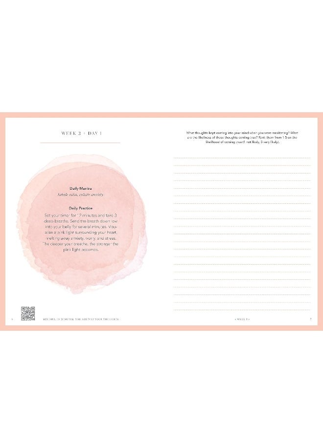 null - Mindful in Minutes: You Are Not Your Thoughts: An 8-Week Guided Meditation Journal - Image 1