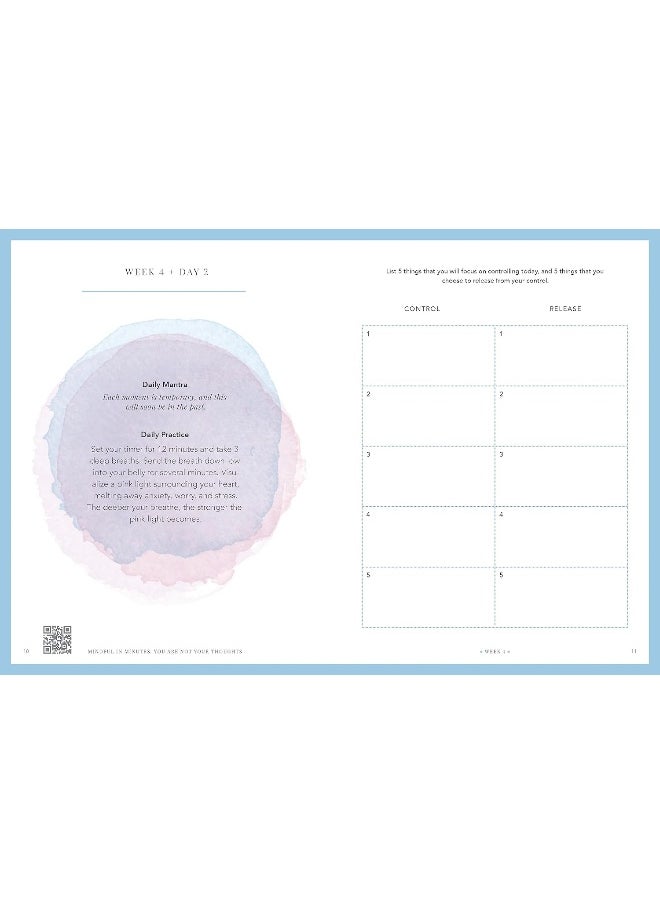 null - Mindful in Minutes: You Are Not Your Thoughts: An 8-Week Guided Meditation Journal - Image 1