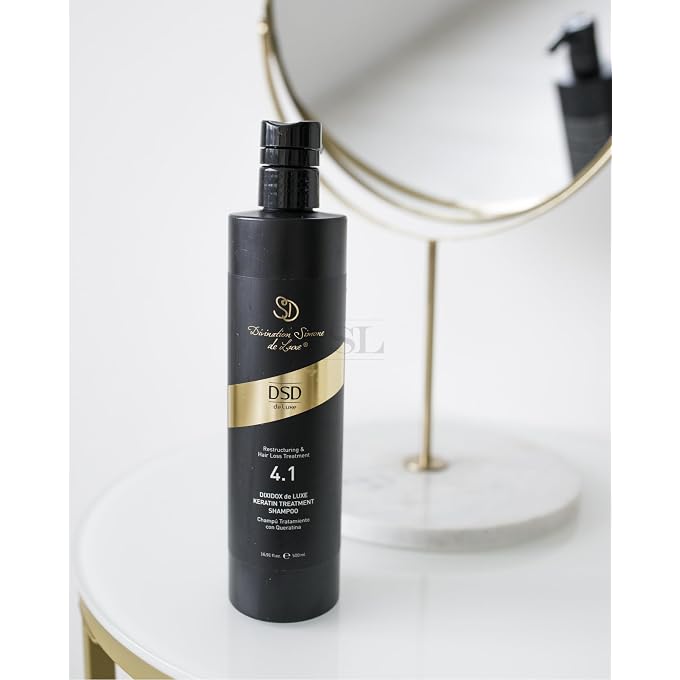Divination Simone De Luxe Dixidox De Luxe (4.1) Keratin Treatment Shampoo "Free Starry Sexy Kiss Lip Pumpling 10 Ml" (16.9oz/500ml)