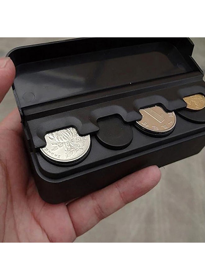 Portable Car Plastic Coin Holder Change Storage Box - Image 3