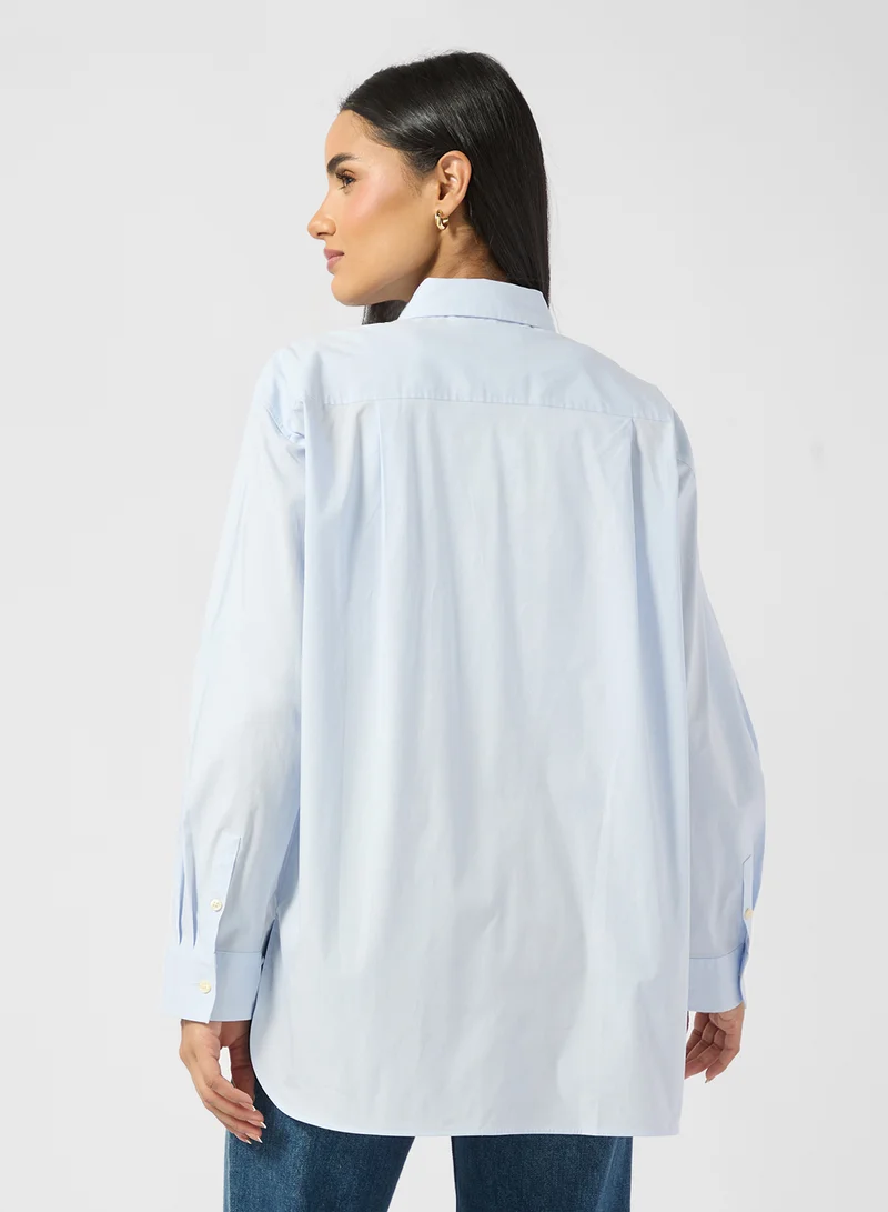 كالفن كلاين جينز Logo Long Sleeve Shirt
