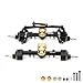 RCAWD Front Rear Portal Axle Set for Axial SCX24 Wrangler Bronco Gladiator C10 Deadbolt Crawlers Upgrade Parts Black - Image 4