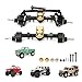 RCAWD Front Rear Portal Axle Set for Axial SCX24 Wrangler Bronco Gladiator C10 Deadbolt Crawlers Upgrade Parts Black - Image 2