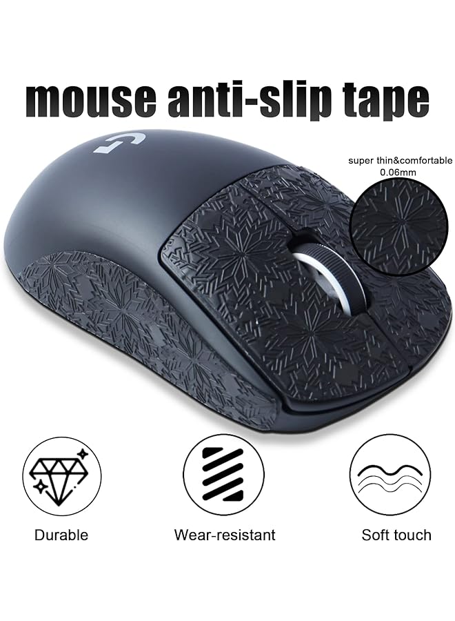 KASTWAVE Mouse Anti Slip Grip Tape Fit For Logitech G Pro X Superlight Wireless Gaming Mouse Skin Sweat Resistant Easy To Apply Professional Mice Upgrade Kit For The Most Demanding Gamers - Image 4