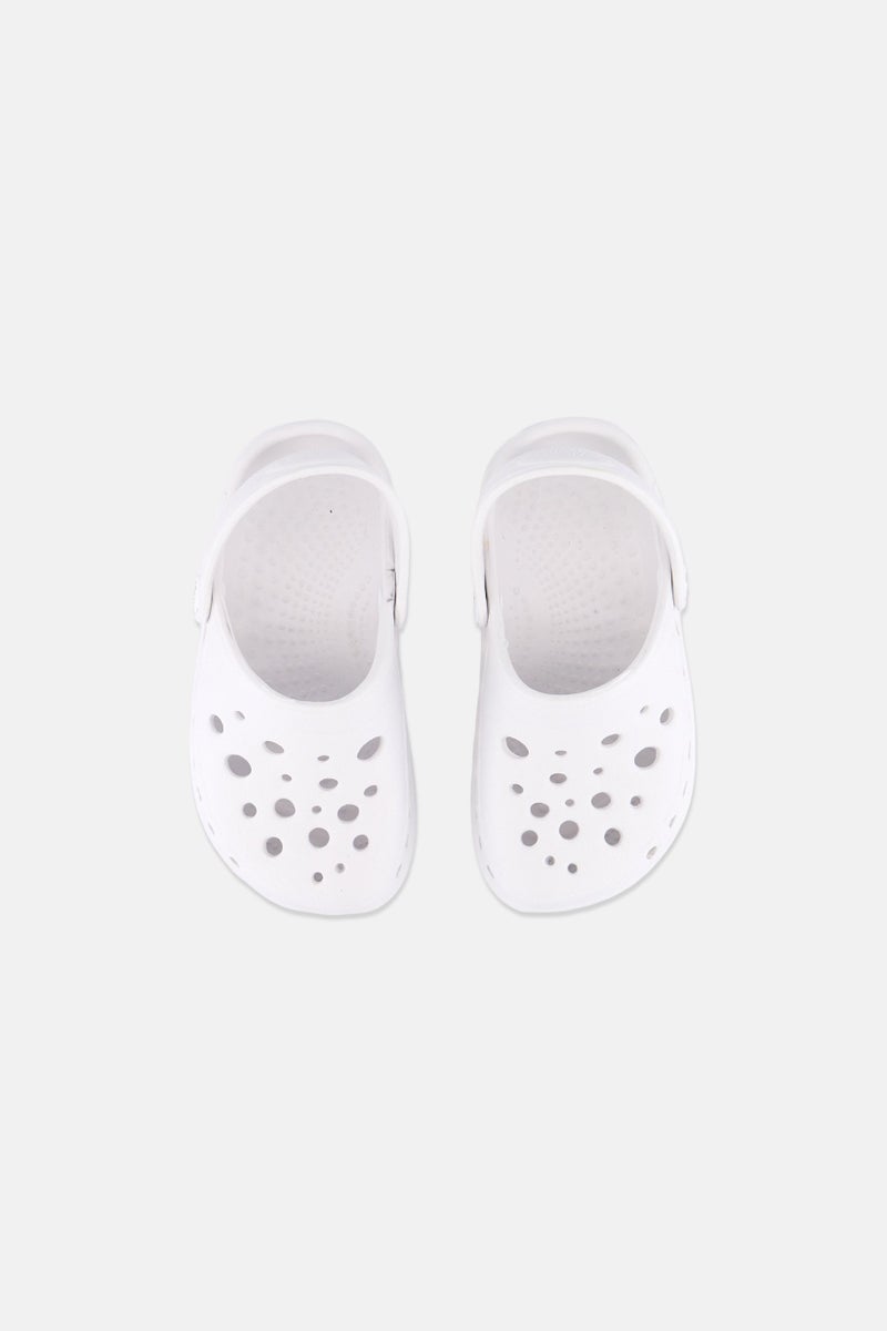 Woz Kids Boy Slip On Clogs, White - Image 4