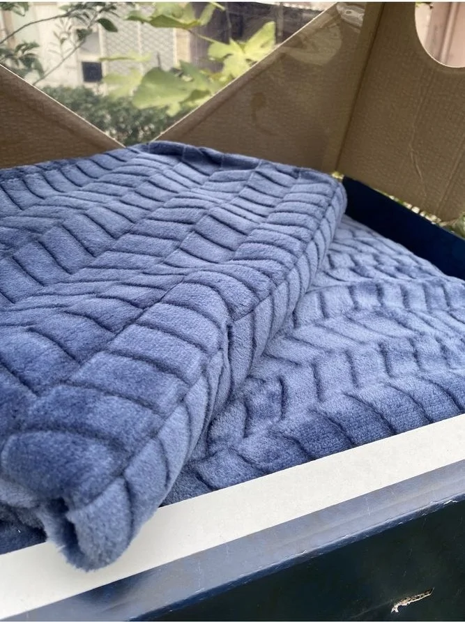 MERINOS Modern Line 3 Piece Blanket Bedspread Set Double