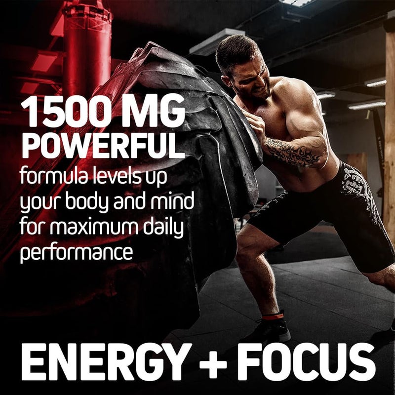 Herbtonics Korean Red Panax Ginseng 1500mg - High Potency Ginseng for Energy & Immune Support - 240 Capsules - Image 5