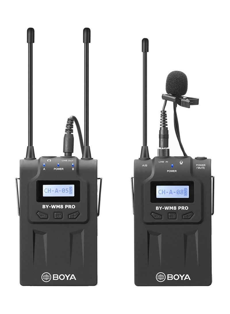 BOYA BY-WM8 Pro-K1 UHF Dual-Channel Wireless Microphone System - Image 2
