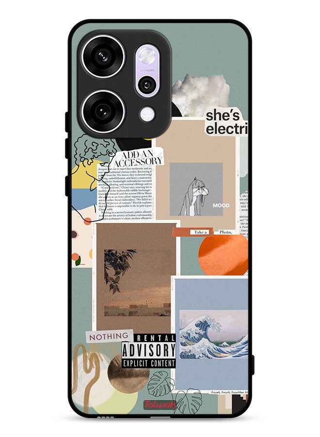 Tolwak Oppo Reno14 Protective Case Cover She Is Electric - Image 1