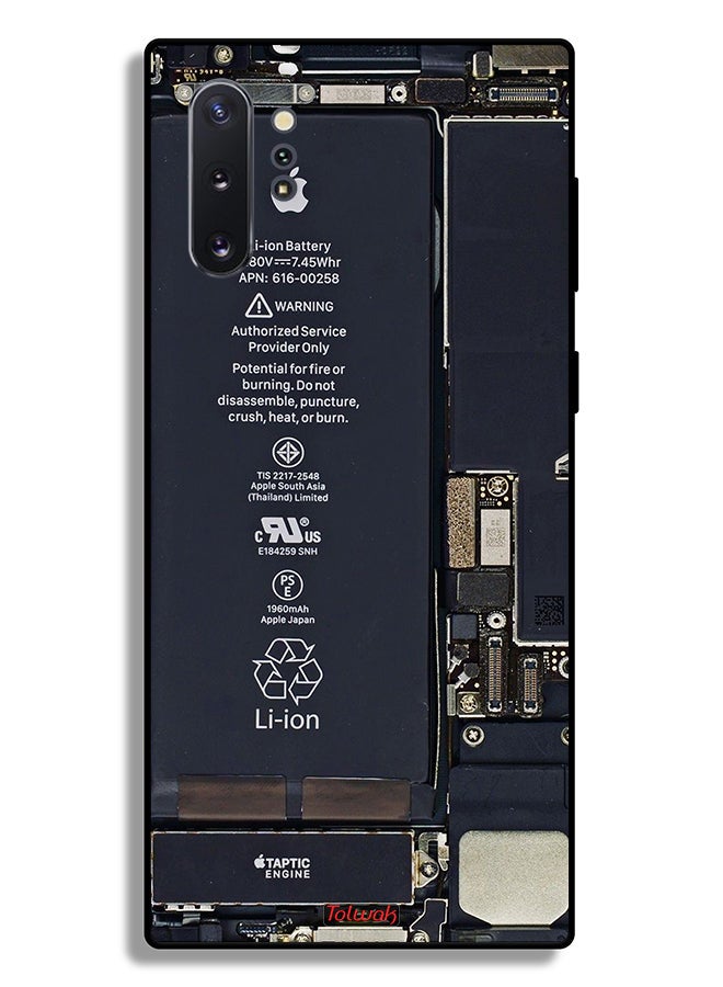 Tolwak Samsung Galaxy Note 10 Plus Protective Case Cover Phone Circuit Pattern - Image 2