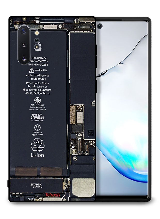 Tolwak Samsung Galaxy Note 10 Plus Protective Case Cover Phone Circuit Pattern - Image 1