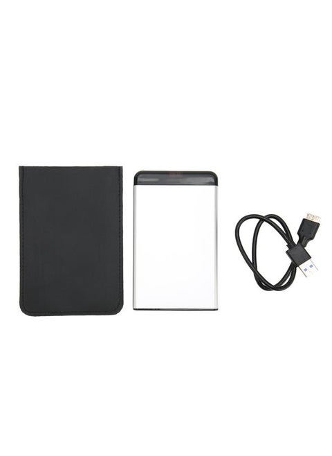 USB3.0 ultra-thin external mobile hard disk high-speed read and write 2.5-inch portable metal mobile external hard disk silver 320GB