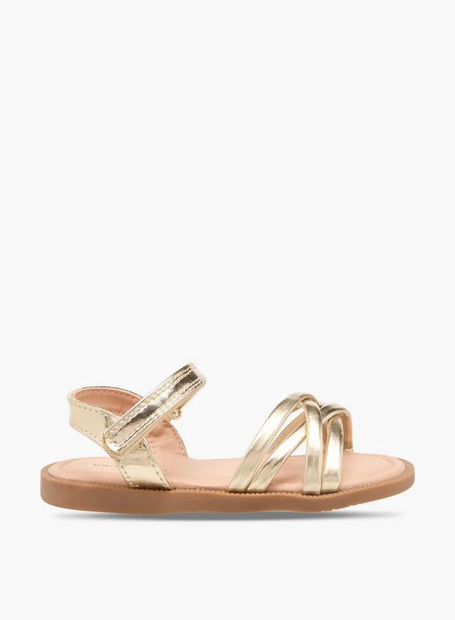 Barefeet Girls Hook & Loop Strap Sandals