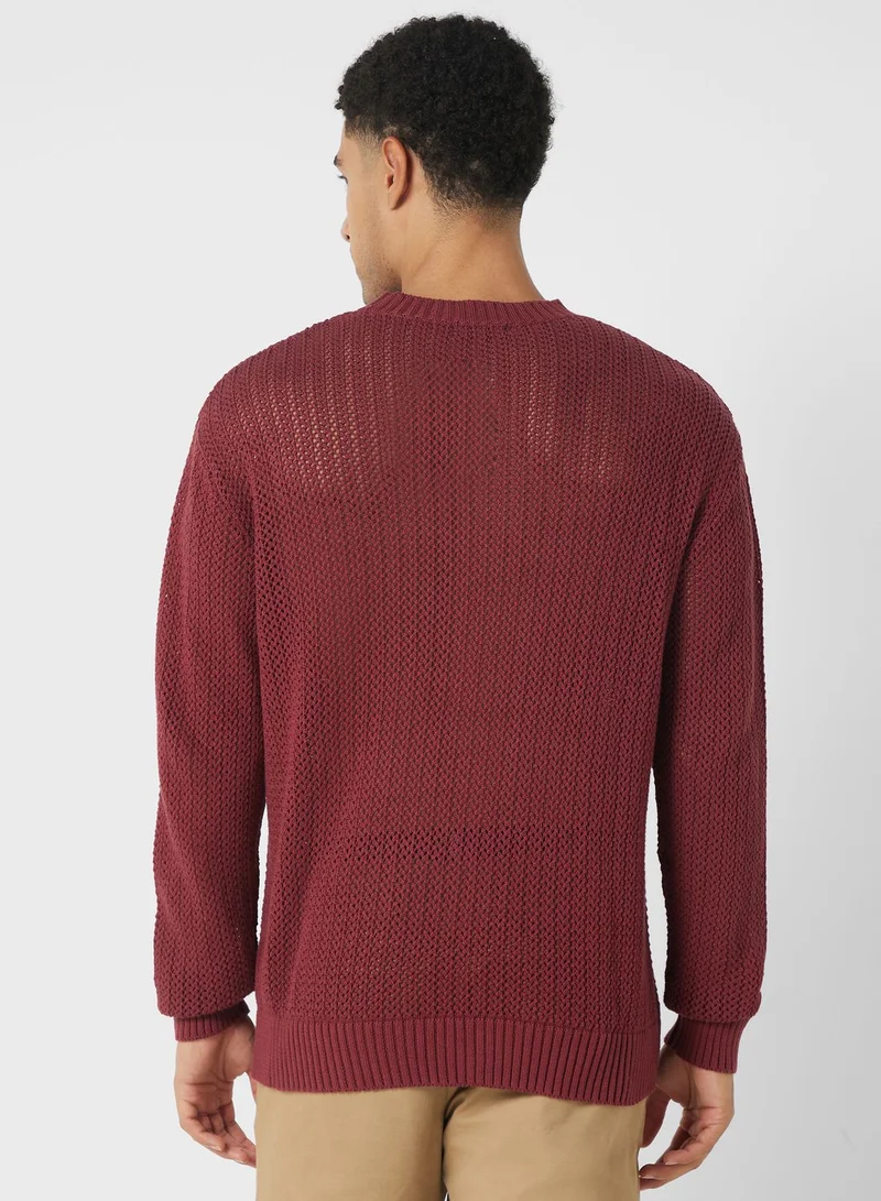 Robert Wood Crew Neck Sweater