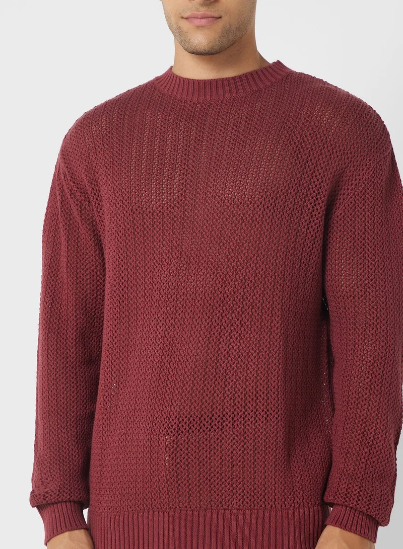 Robert Wood Crew Neck Sweater