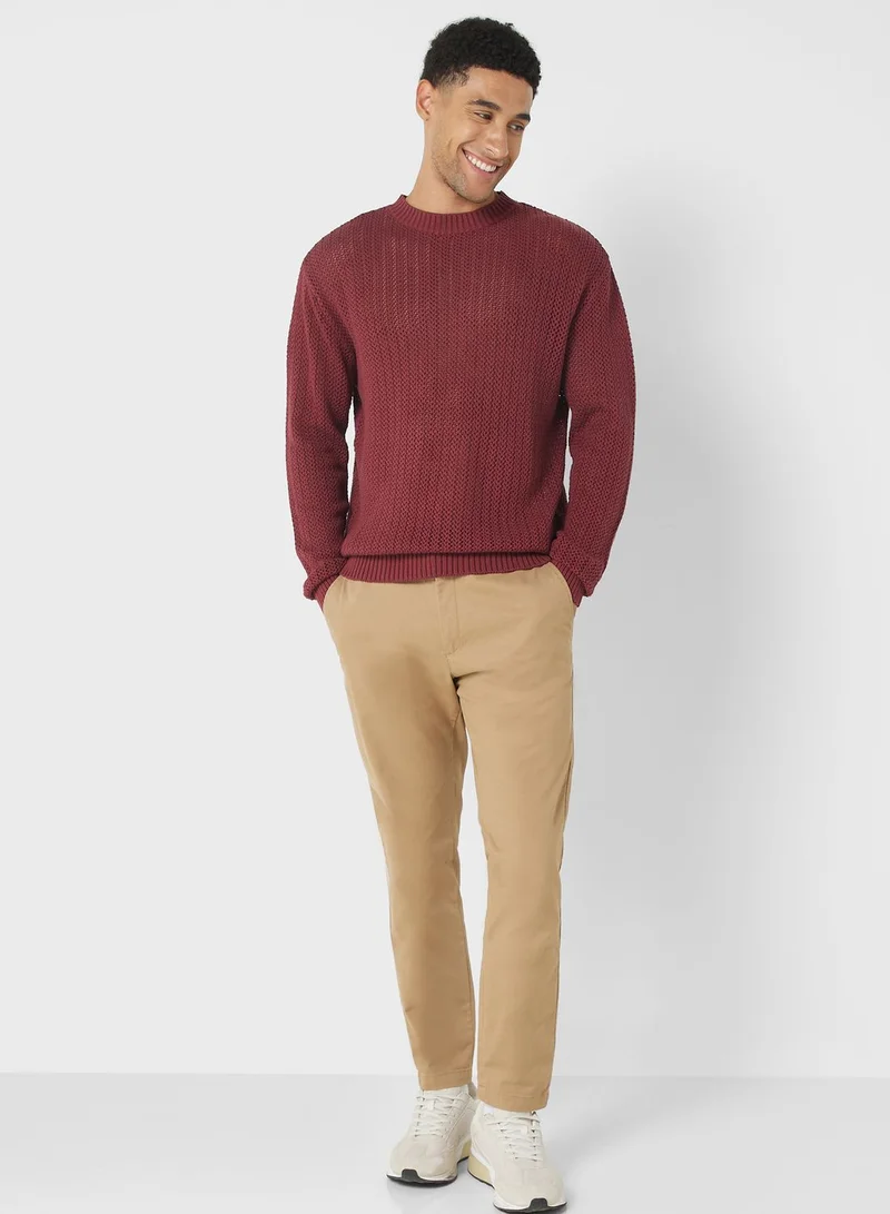 Robert Wood Crew Neck Sweater