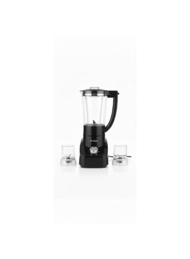 Fresh Turbo Mix 700W Blender with 2 Grinders (1.5L) - Black - Image 1