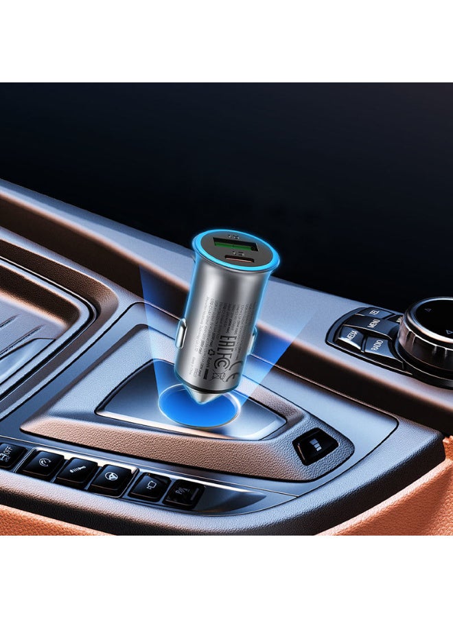 acefast Fast Charge Car Charger B16 95W (1xUSB-C + 1xUSB-A) - Image 4