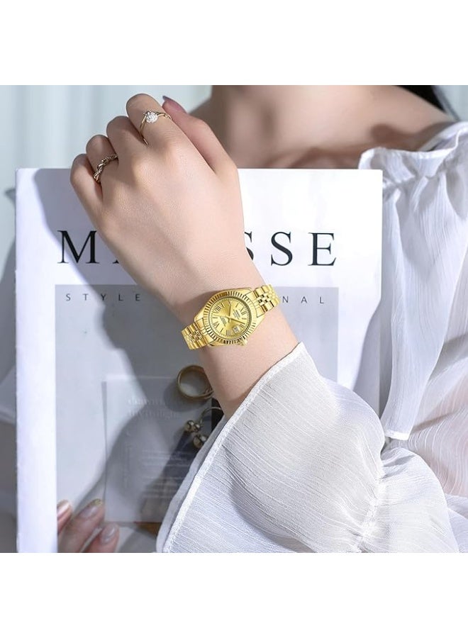 NIBOSI Women Watch Analog Quartz Stainless Steel Waterproof Classic Desiger Date Watches for Women - Image 5