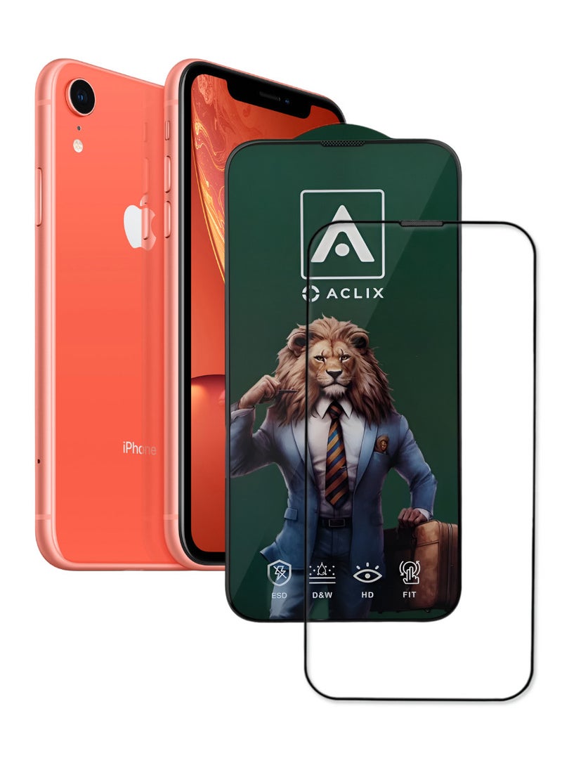 ACLIX Antistatic ESD Dustproof Premium Quality High Definition Tempered Glass Screen Protector Designed For  iPhone XR - Image 1