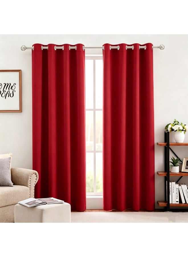 KYD 1 Panel Blackout Curtains,Darkening Curtains Decorative Blackout Curtains, Thermal Insulated Room Darkening Curtains for Bedroom Living Room - Image 1