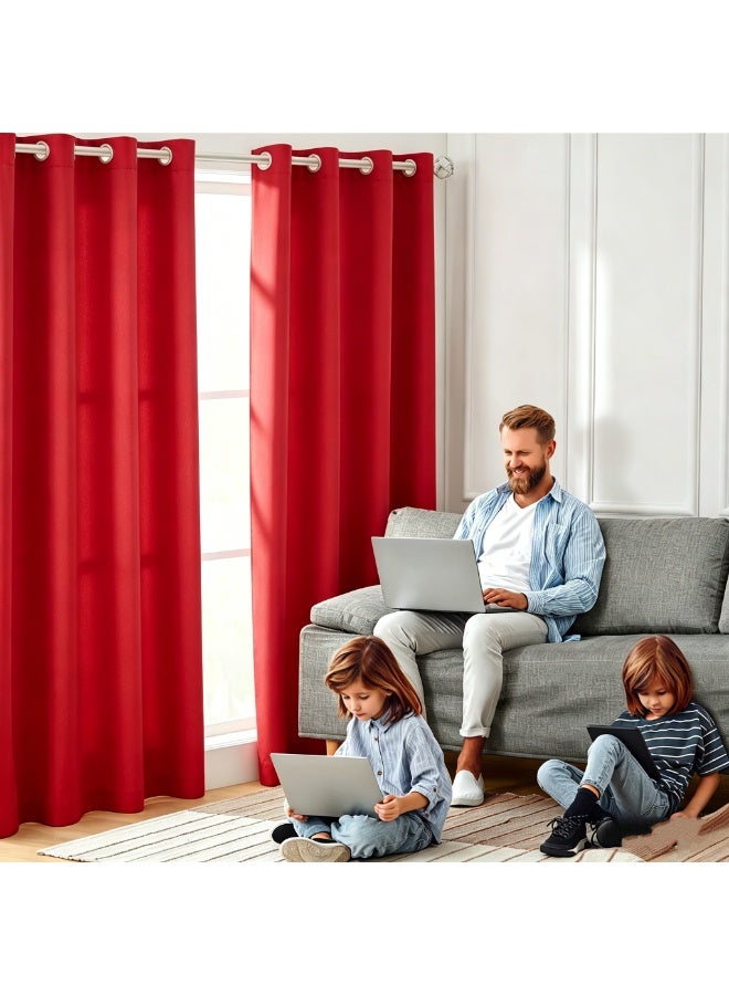KYD 1 Panel Blackout Curtains,Darkening Curtains Decorative Blackout Curtains, Thermal Insulated Room Darkening Curtains for Bedroom Living Room - Image 2