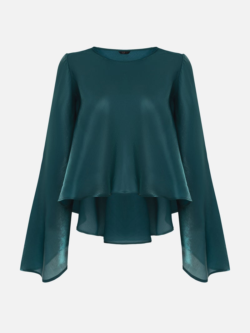 Lichi Shimmering blouse with loose sleeves - Image 2